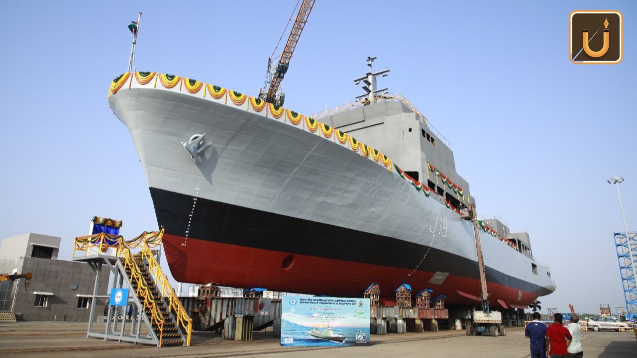 Usthadian Academy /GRSE Delivers India’s Largest Survey Vessel to Navy | 06 dec 2023 Usthadian Academy /GRSE Delivers India’s Largest Survey Vessel to Navy